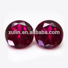 Round Synthetic Gemstone Fake Ruby